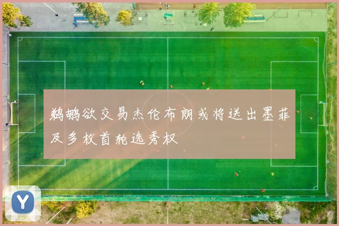 鹈鹕欲交易杰伦布朗或将送出墨菲及多枚首轮选秀权